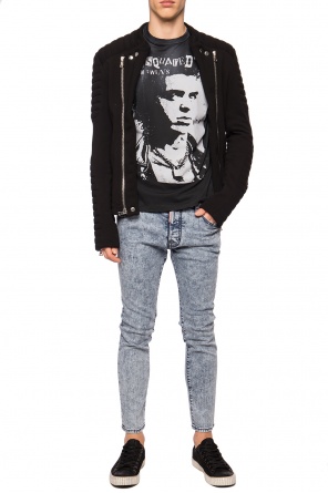 T-shirt with rips, zdjęcie 2 T-shirt with rips od Dsquared2